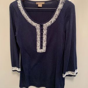 24 hr 1/2 price sale! Tommy Bahama linen & cotton tunic